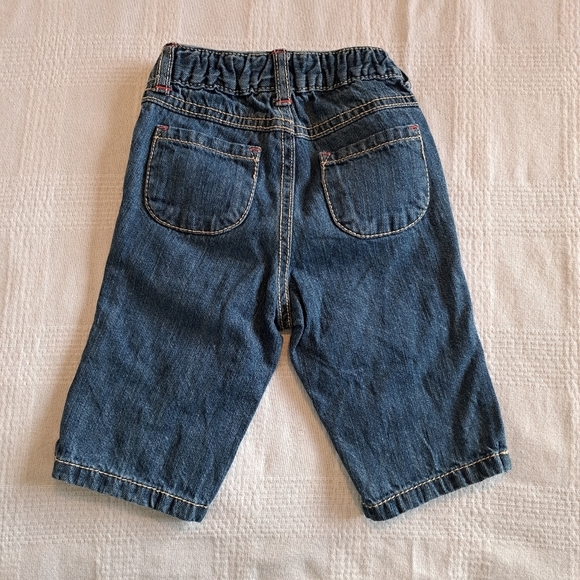 Gymboree soft jean girls 6-12 months pants, Strawberry Sweetheart line - Picture 2 of 4